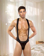 Mens Wrestling Leotard Jockstrap Singlet