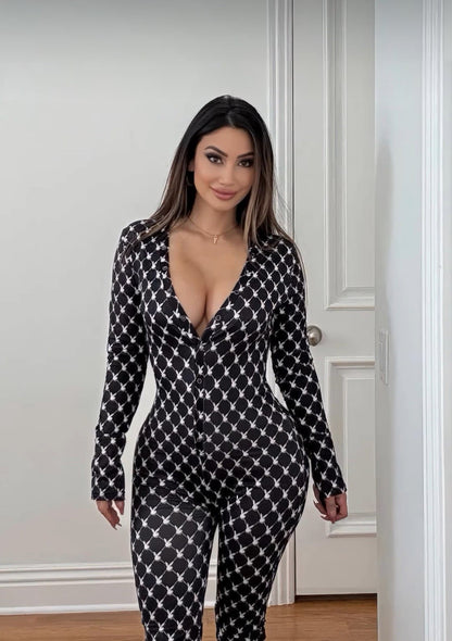 Playboy Bunny Cozy Lounge Union Suit 