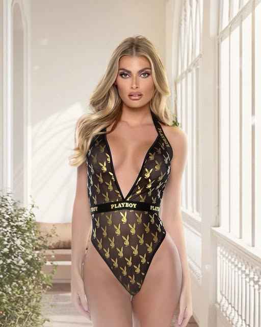 Playboy Foiled Bunny Teddy