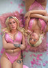 Think Pink Rhinestone Teddy 