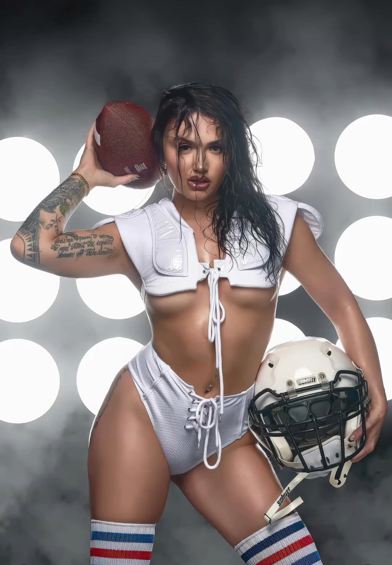 Varsity Babe Football Player Costume 