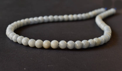 Angelite Beads, Natural Crystal Round Beads 4mm to 12mm  DestGlow