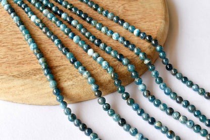 Apatite Beads, Natural Crystal Round Beads 4mm to 10mm.  DestGlow
