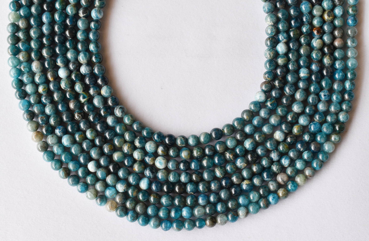 Apatite Beads, Natural Crystal Round Beads 4mm to 10mm.  DestGlow