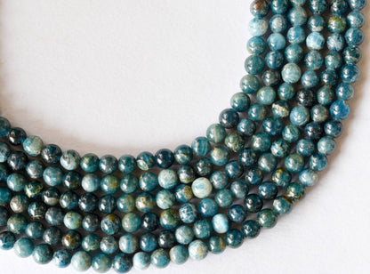 Apatite Beads, Natural Crystal Round Beads 4mm to 10mm.  DestGlow