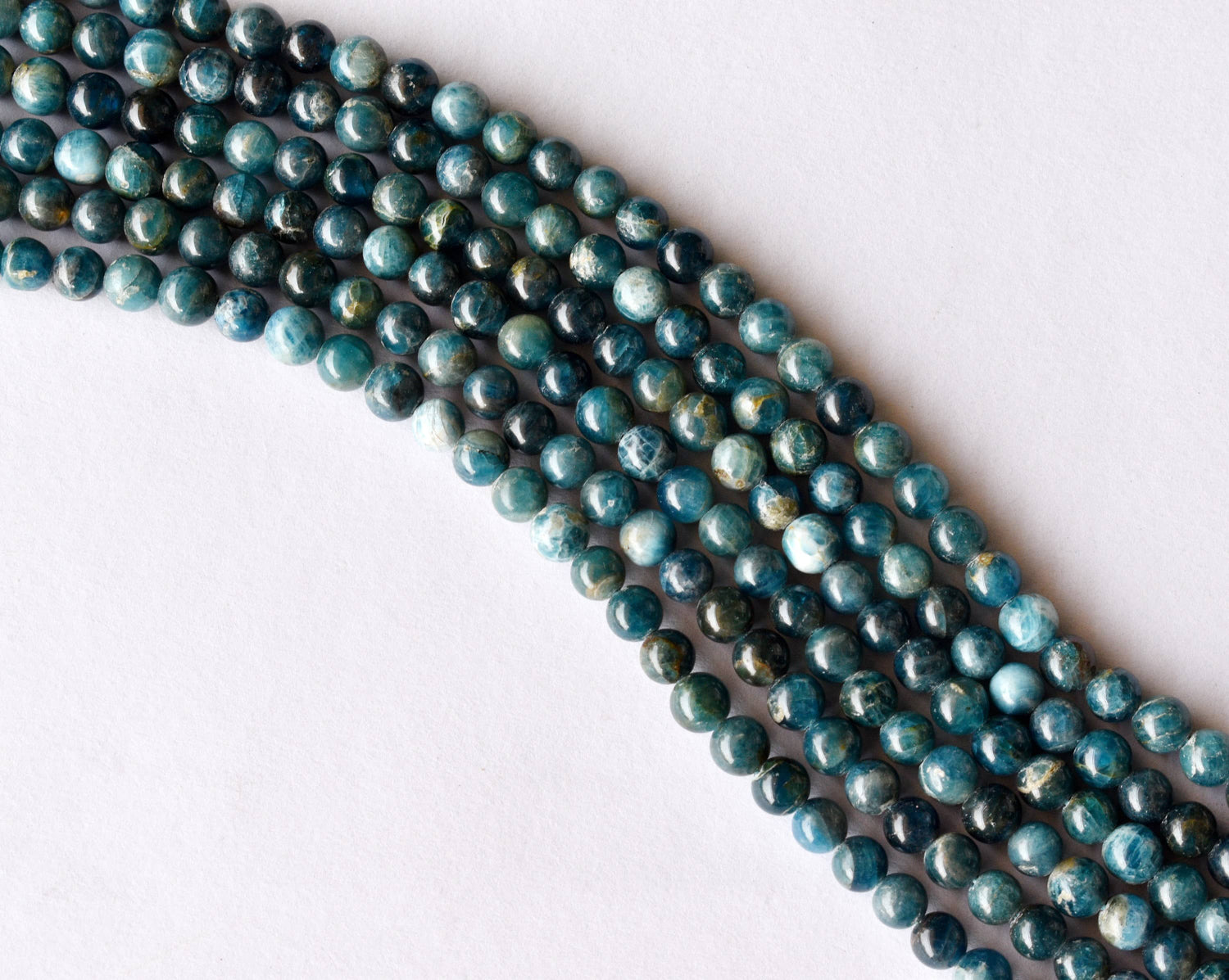 Apatite Beads, Natural Crystal Round Beads 4mm to 10mm.