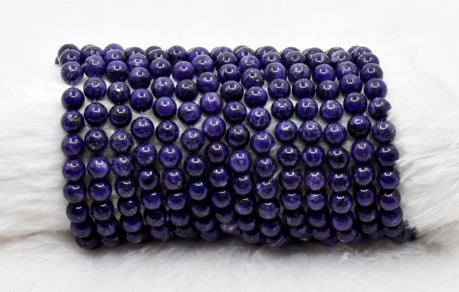 Chariote Dyed Beads, Natural Round Crystal Beads 6mm to 10mm.  DestGlow