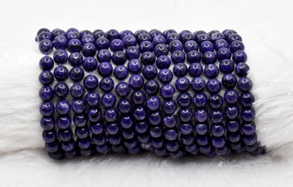 Chariote Dyed Beads, Natural Round Crystal Beads 6mm to 10mm.  DestGlow