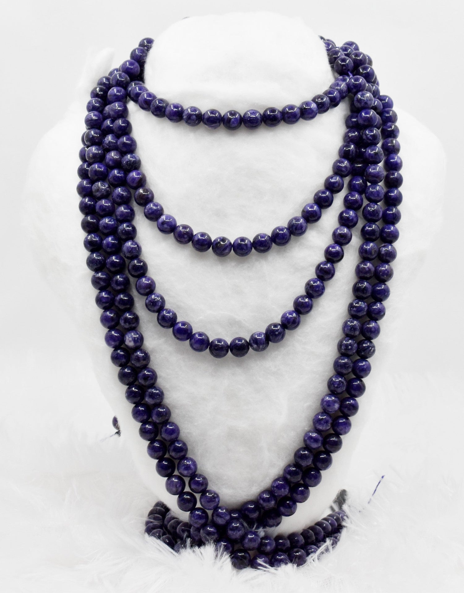 Chariote Dyed Beads, Natural Round Crystal Beads 6mm to 10mm.  DestGlow