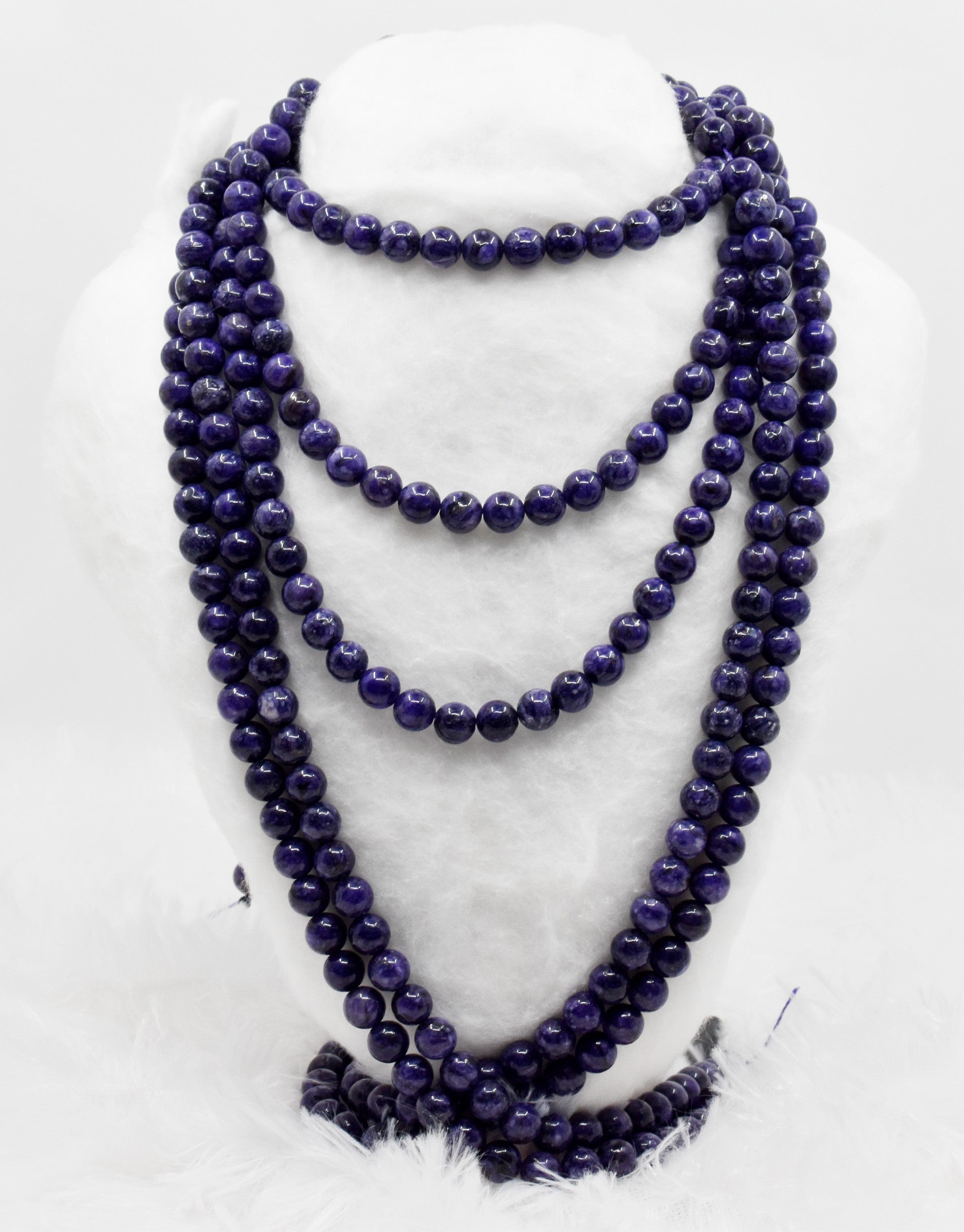 Chariote Dyed Beads, Natural Round Crystal Beads 6mm to 10mm.  DestGlow