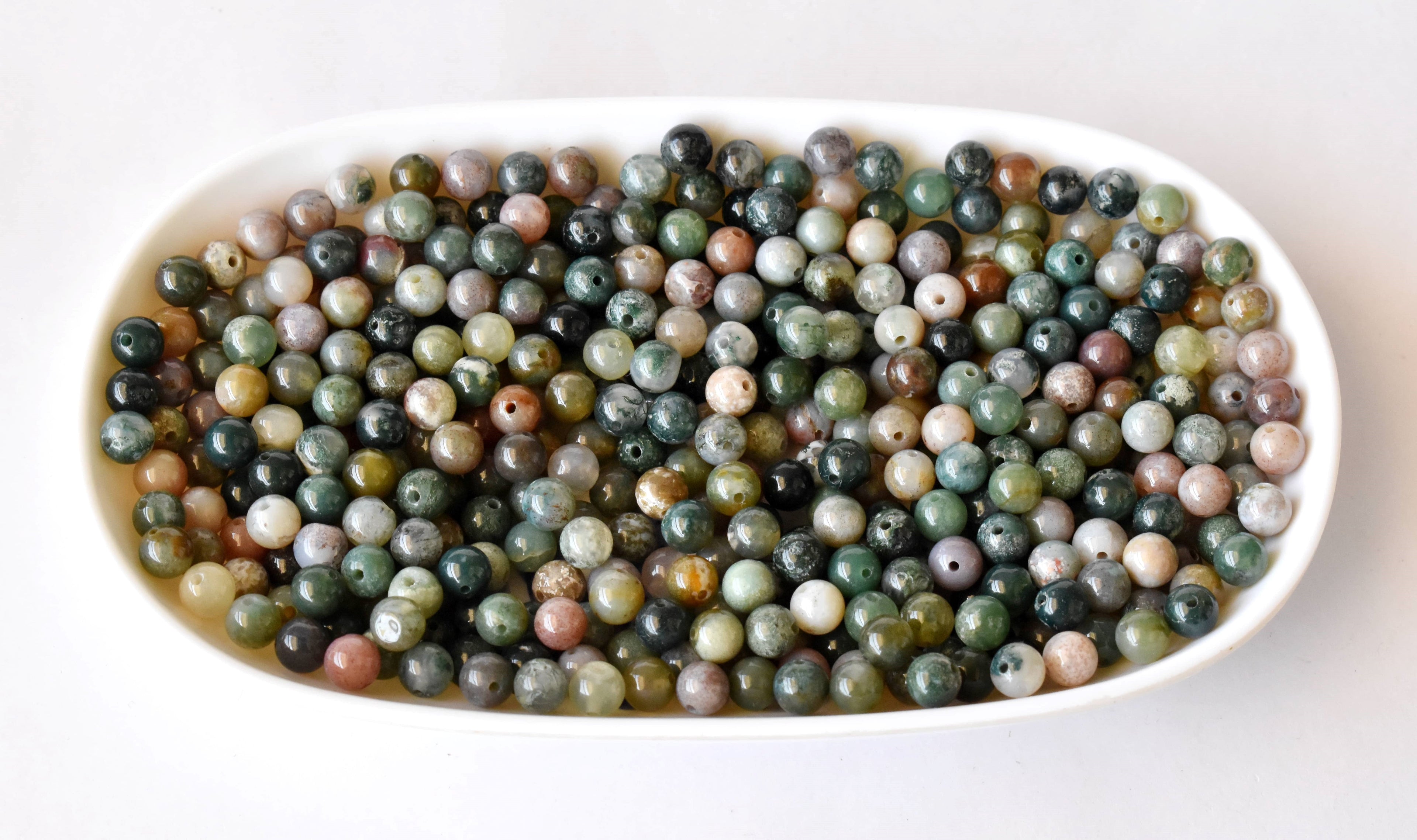 Fancy Jasper Beads, Natural Round Crystal Beads 4mm to 12mm  DestGlow