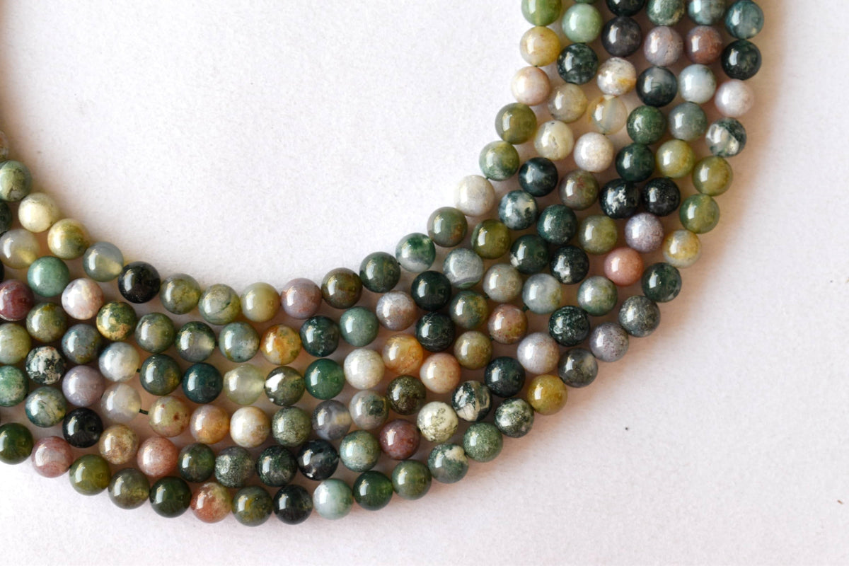 Fancy Jasper Beads, Natural Round Crystal Beads 4mm to 12mm  DestGlow