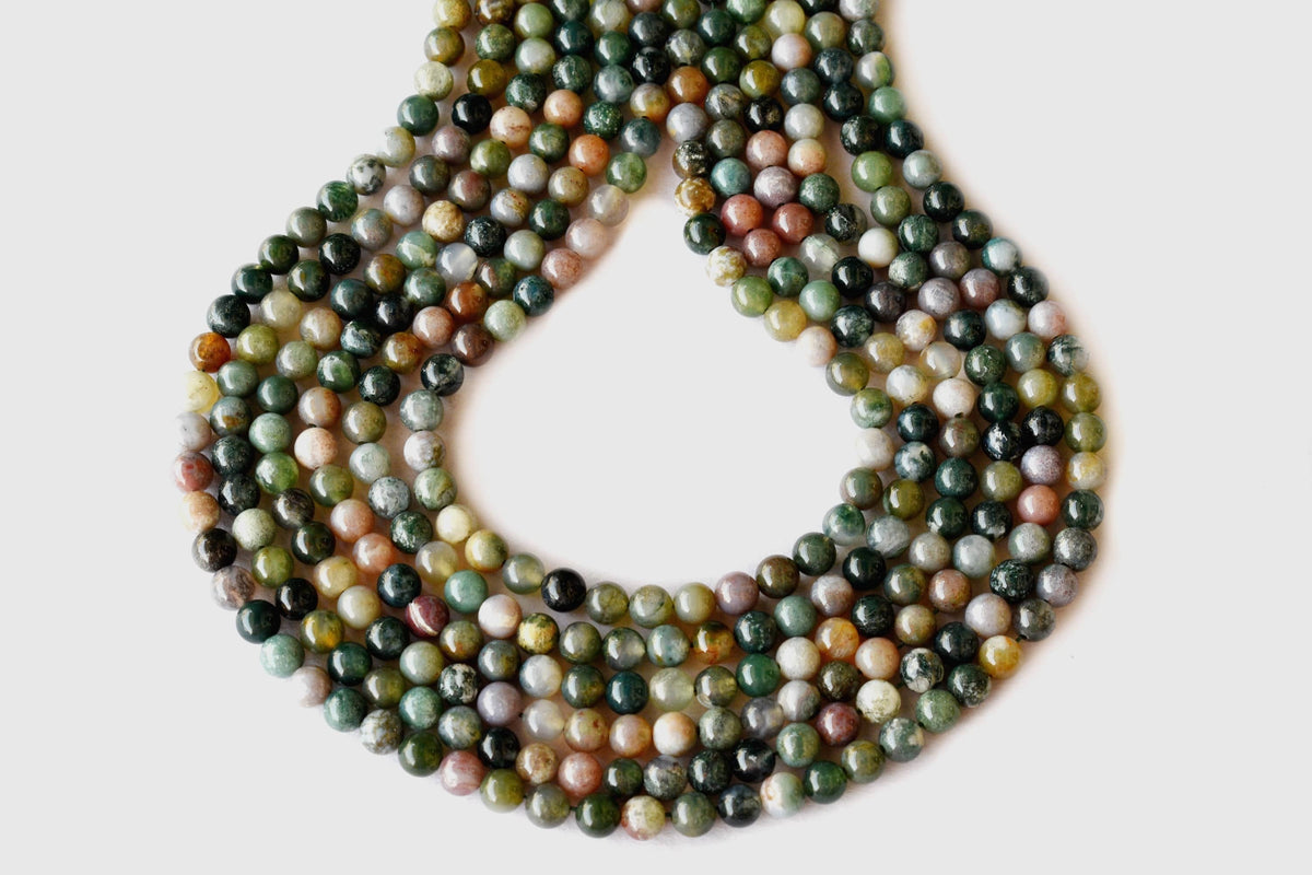 Fancy Jasper Beads, Natural Round Crystal Beads 4mm to 12mm  DestGlow