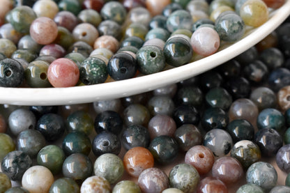 Fancy Jasper Beads, Natural Round Crystal Beads 4mm to 12mm  DestGlow