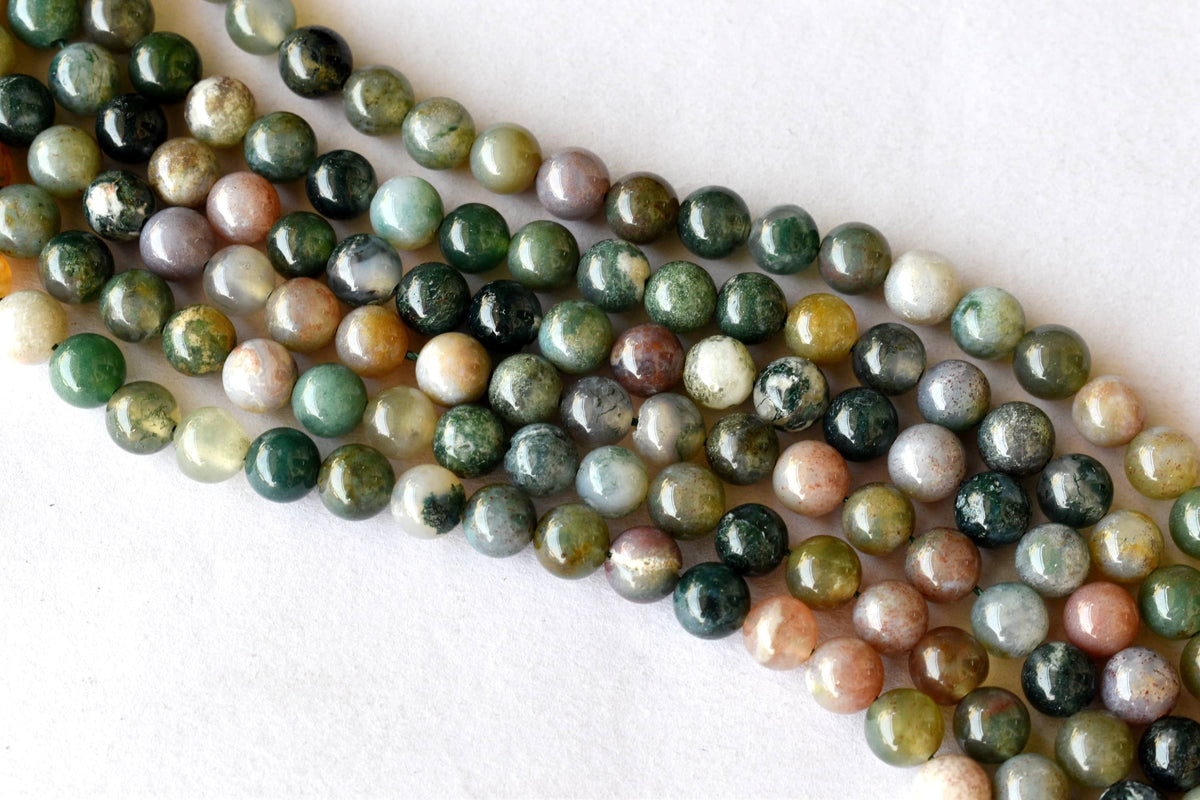 Fancy Jasper Beads, Natural Round Crystal Beads 4mm to 12mm  DestGlow