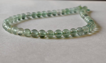 Green Fluorite Beads, Natural Round Crystal Beads 4mm to 10mm  DestGlow