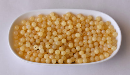 Honey Calcite Beads, Natural Round Crystal Beads 4mm to 12mm  DestGlow