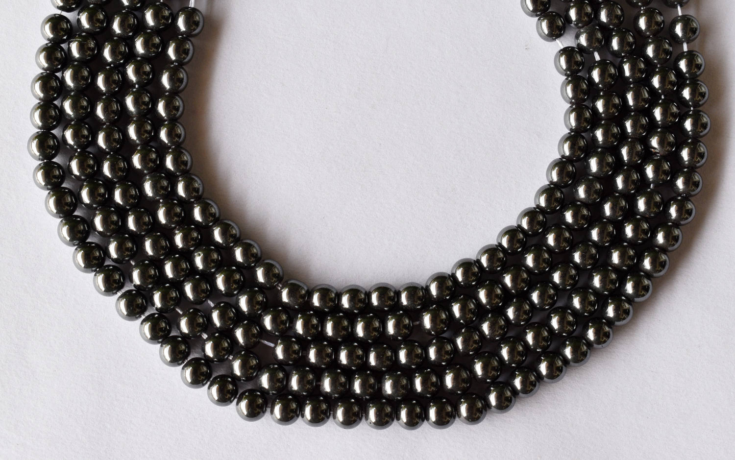 Hematite Beads, Natural Round Crystal Beads.  DestGlow
