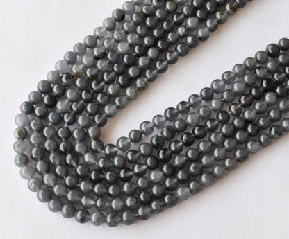 Iolite Beads, Natural Round Crystal Beads 6mm to 10mm  DestGlow