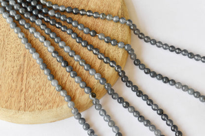 Iolite Beads, Natural Round Crystal Beads 6mm to 10mm  DestGlow