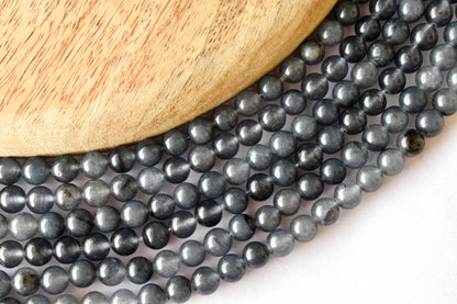 Iolite Beads, Natural Round Crystal Beads 6mm to 10mm  DestGlow