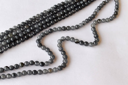 Iolite Beads, Natural Round Crystal Beads 6mm to 10mm  DestGlow