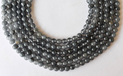 Iolite Beads, Natural Round Crystal Beads 6mm to 10mm  DestGlow