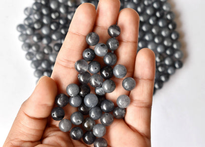 Iolite Beads, Natural Round Crystal Beads 6mm to 10mm  DestGlow