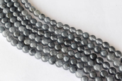 Iolite Beads, Natural Round Crystal Beads 6mm to 10mm  DestGlow