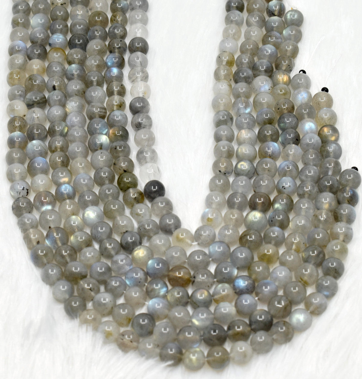 Labradorite Beads, Natural Round Crystal Beads 4mm to 12mm  DestGlow