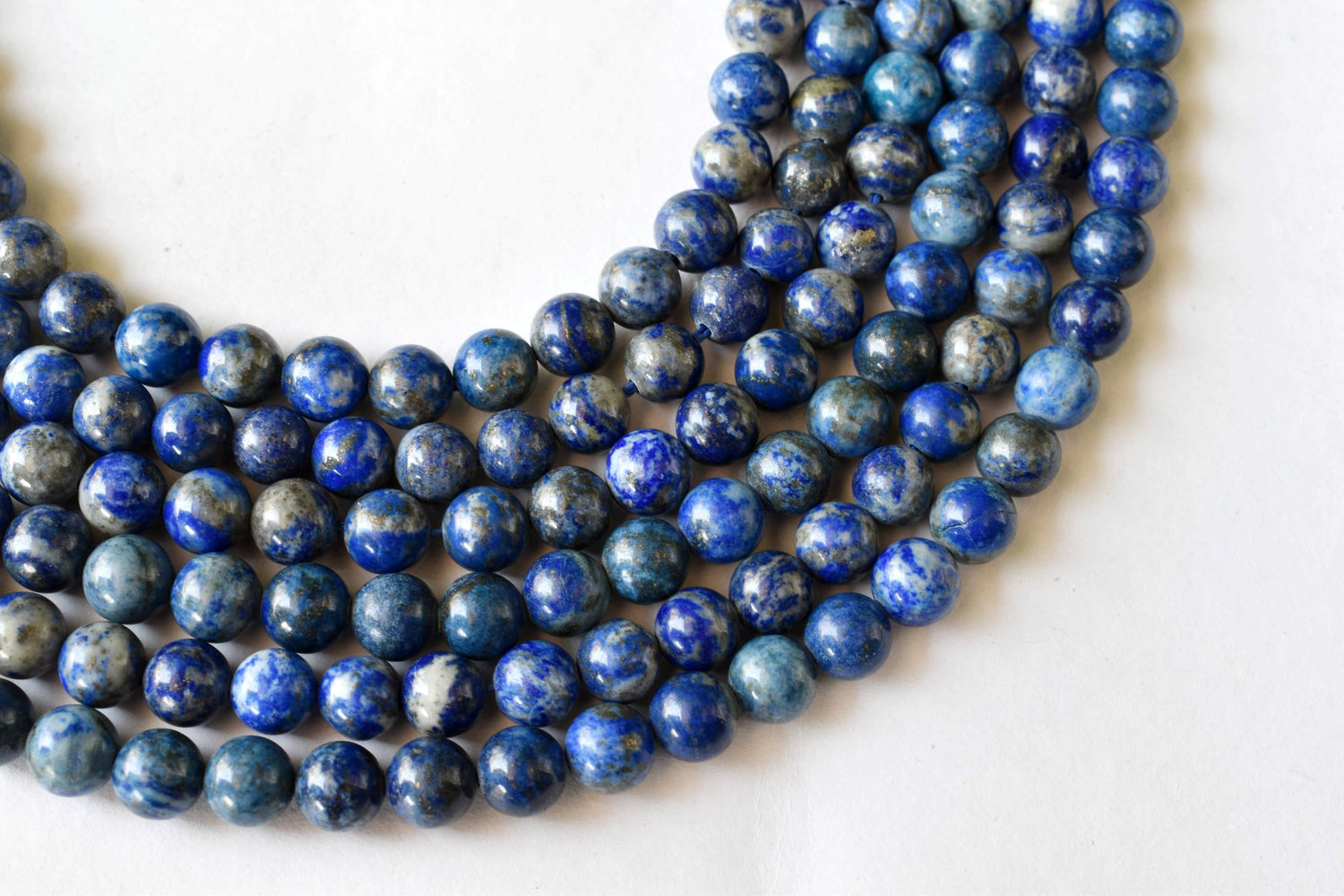 Lapis Lazuli Beads, Natural Round Crystal Beads 6mm to 12mm  DestGlow