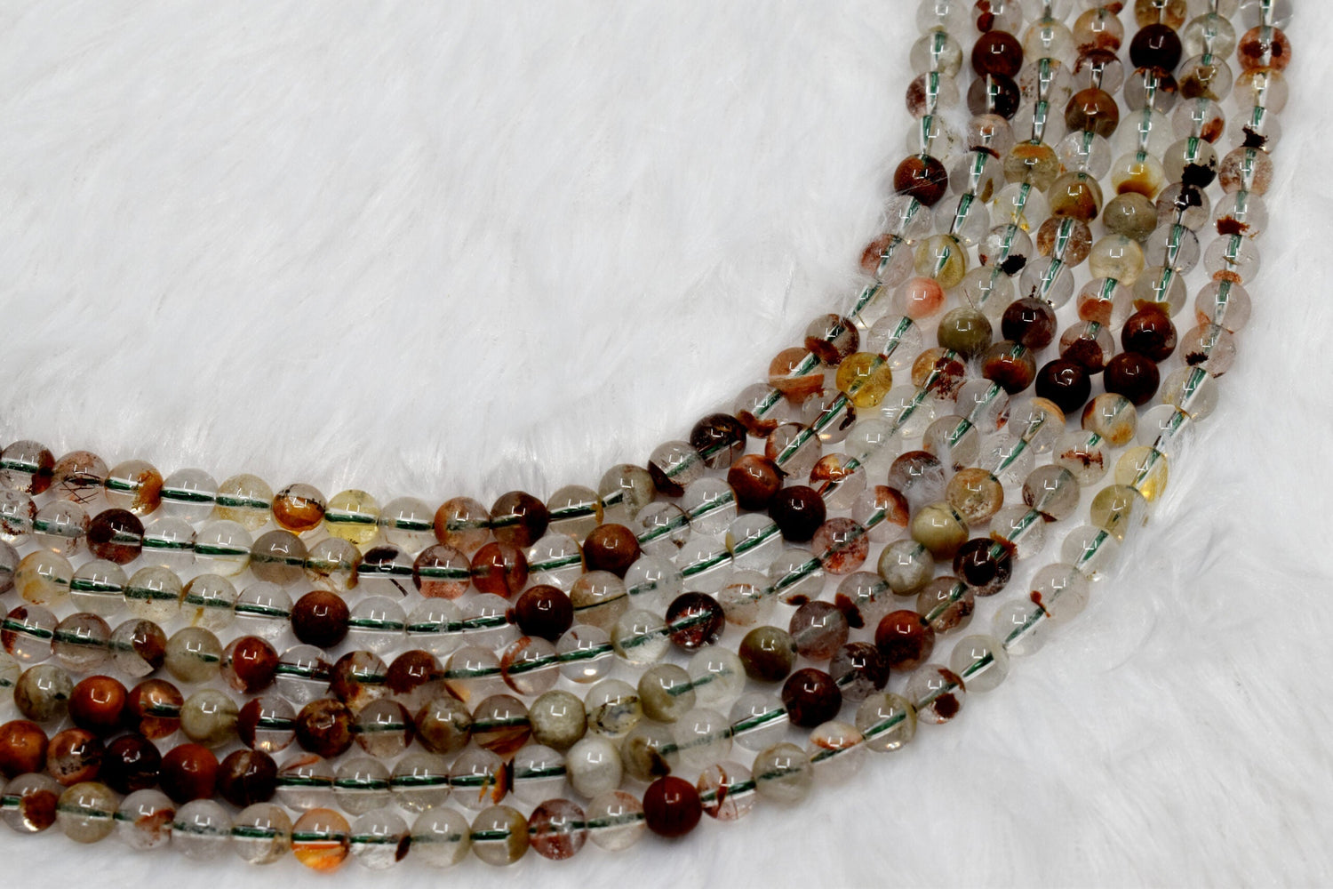 Ludolite A Grade 7mm, 9mm, 11mm Round Beads.  DestGlow