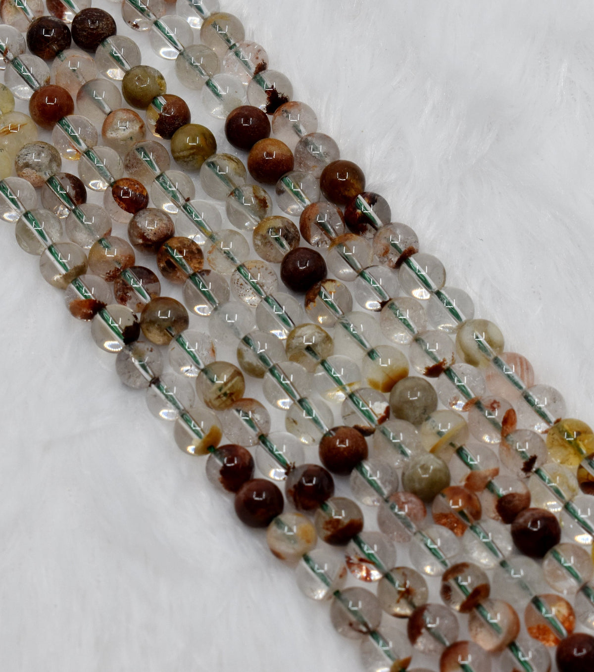 Ludolite A Grade 7mm, 9mm, 11mm Round Beads.  DestGlow