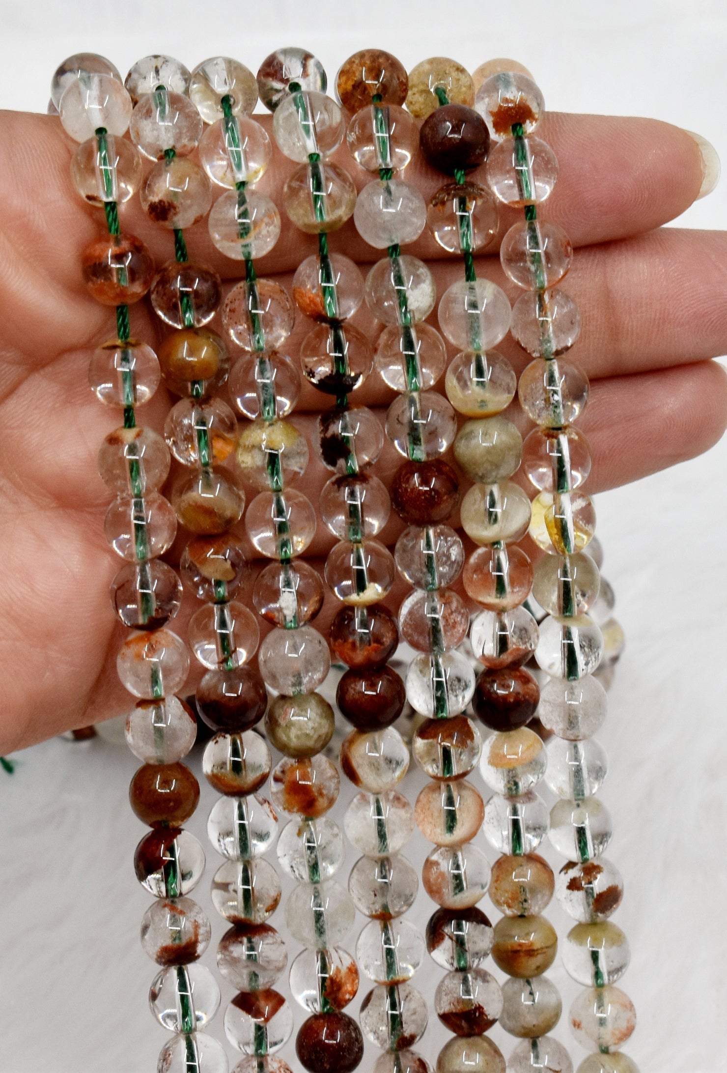 Ludolite A Grade 7mm, 9mm, 11mm Round Beads.  DestGlow