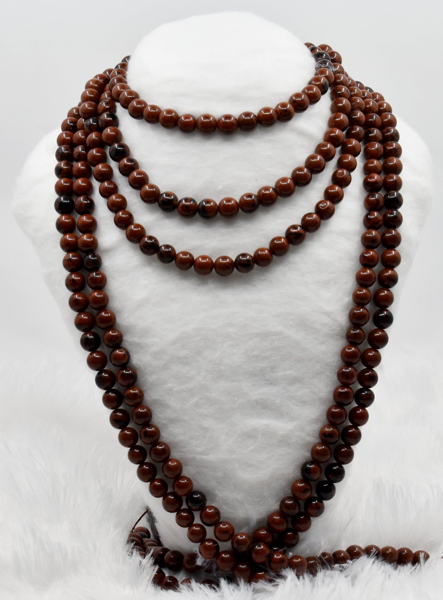 Mahogany Obsidian Beads, Natural Round Crystal Beads 4mm to 12mm  DestGlow