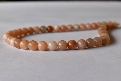 Moonstone Beads, Natural Round Crystal Beads 4mm to 12mm  DestGlow