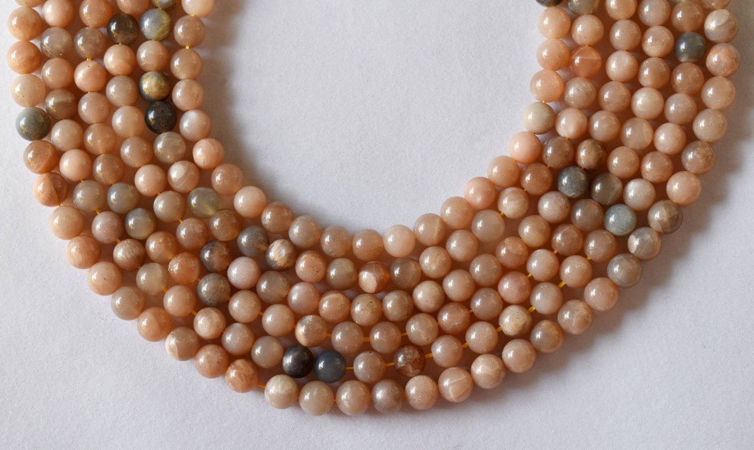 Moonstone Beads, Natural Round Crystal Beads 4mm to 12mm  DestGlow
