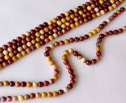 Mookaite Beads, Natural Round Crystal Beads 4mm to 12mm  DestGlow