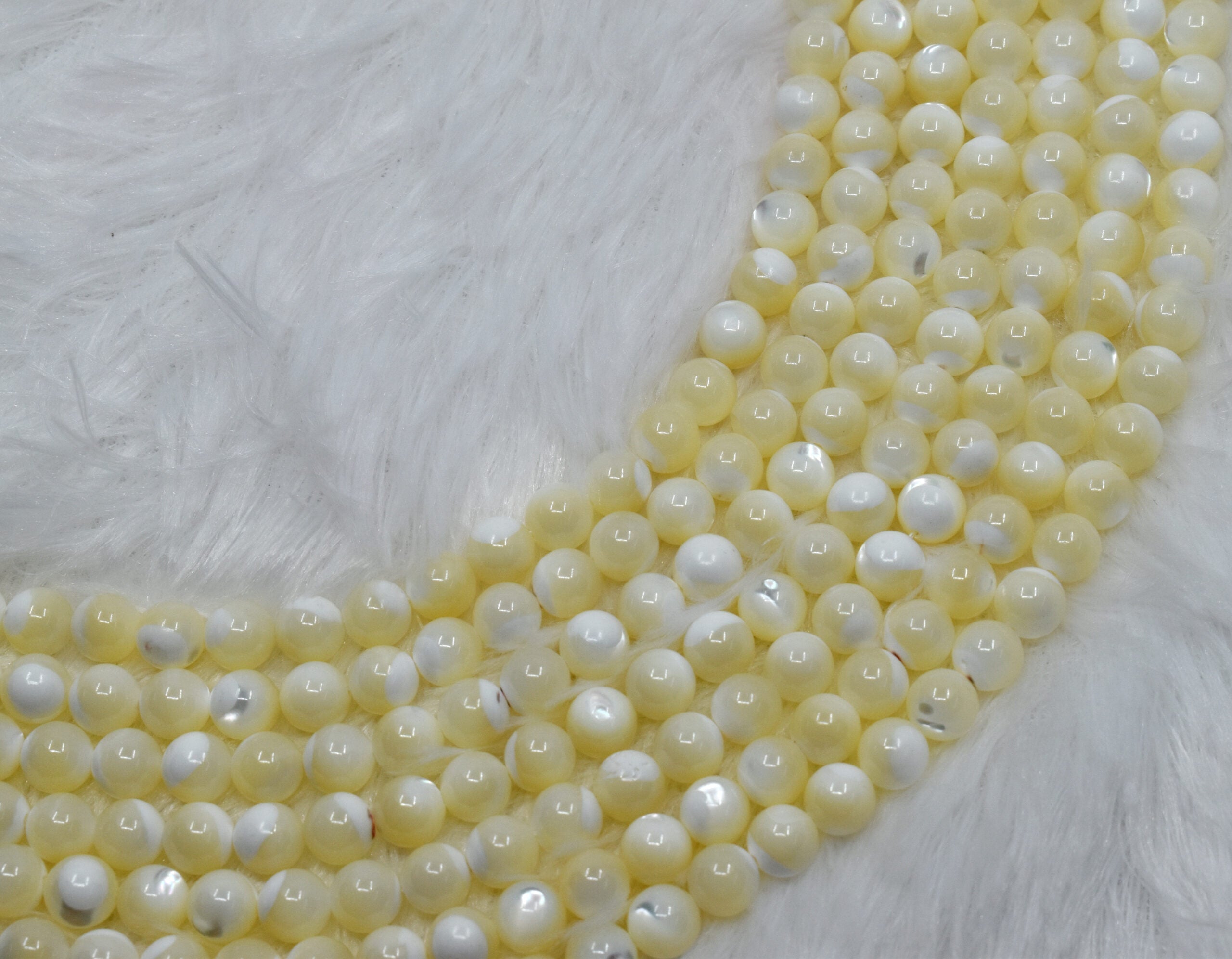 MOP Star Beads, Natural Round Crystal Beads 4mm to 14mm  DestGlow