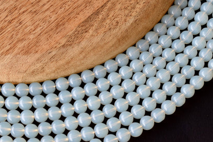 Opal Synthetic Beads, Natural Round Crystal Beads 4mm to 10mm  DestGlow