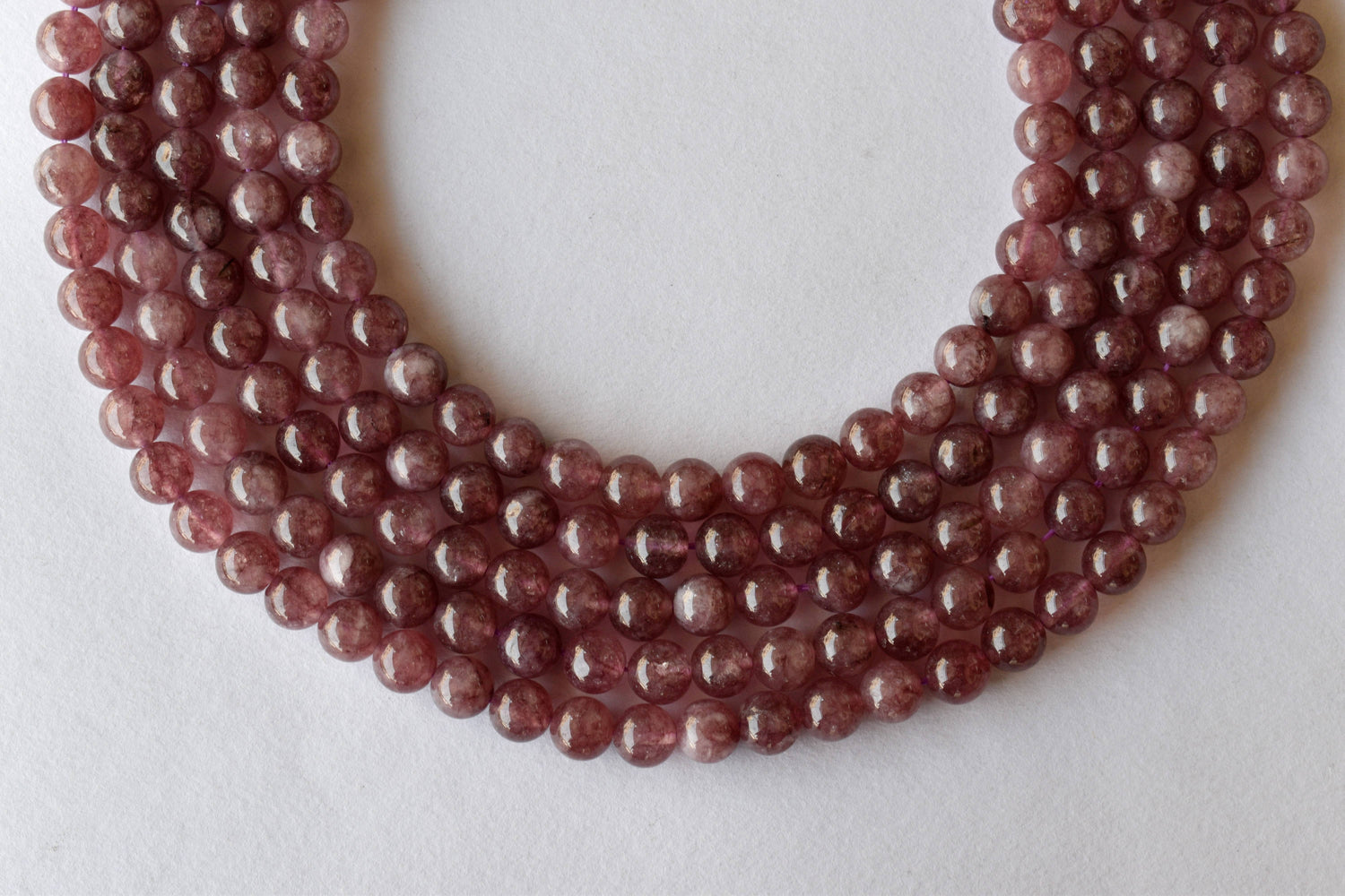 Pink Tourmaline Heated Beads, Natural Round Crystal Beads 4mm to 10mm  DestGlow