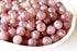 Pink Tourmaline Heated Beads, Natural Round Crystal Beads 4mm to 10mm  DestGlow