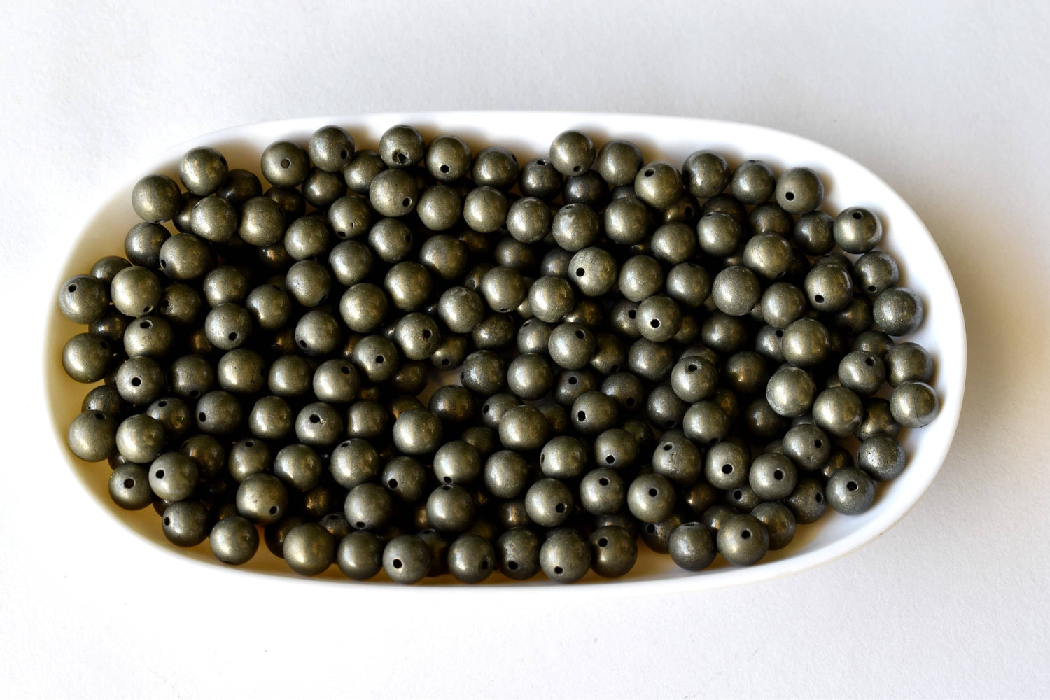Pyrite Beads, Natural Round Crystal Beads 4mm to 12mm