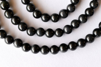 Rainbow Black Obsidian Beads, Natural Round Crystal Beads 4mm to 10mm  DestGlow