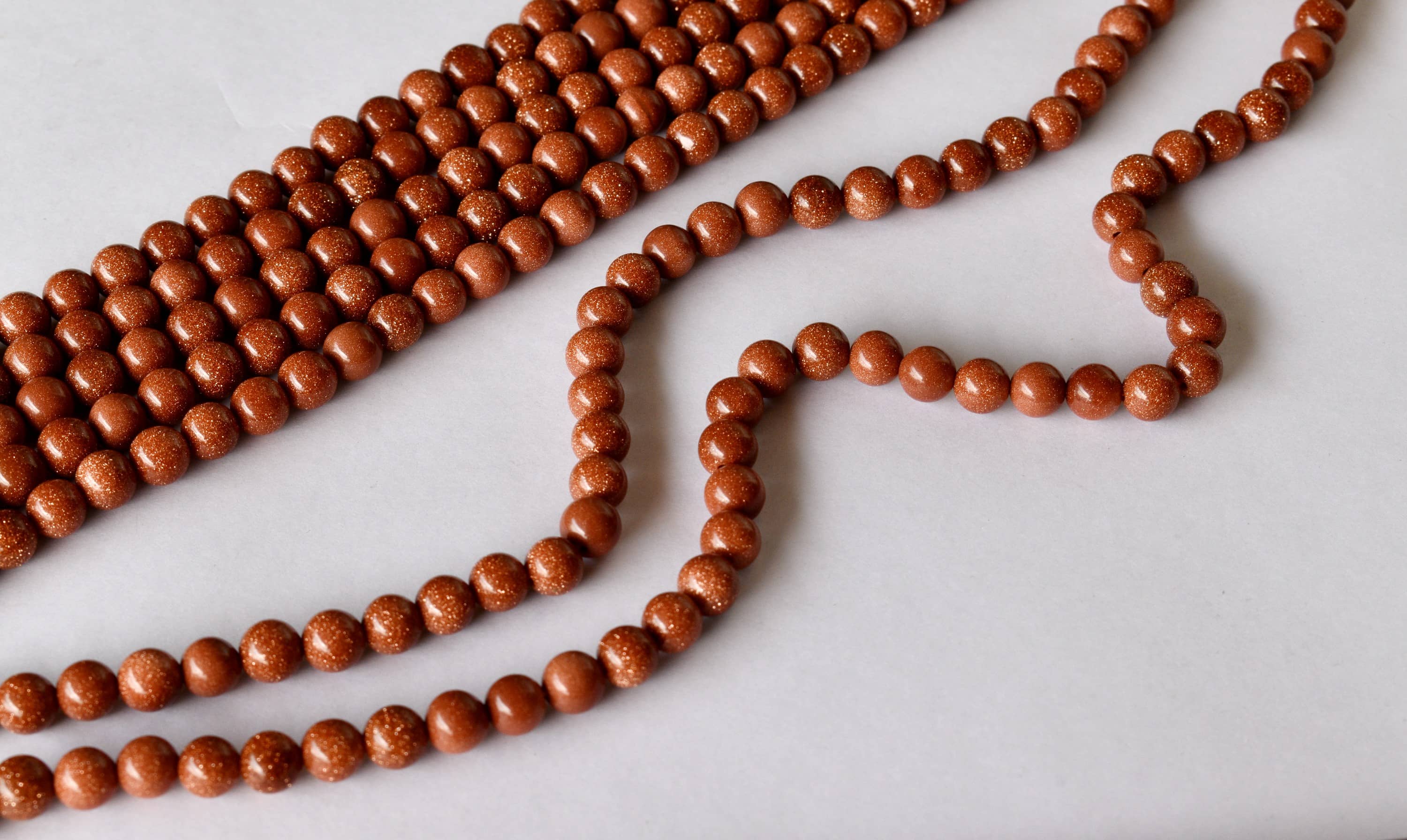 Red Sandstone Beads, Natural Round Crystal Beads 4mm to 16mm  DestGlow