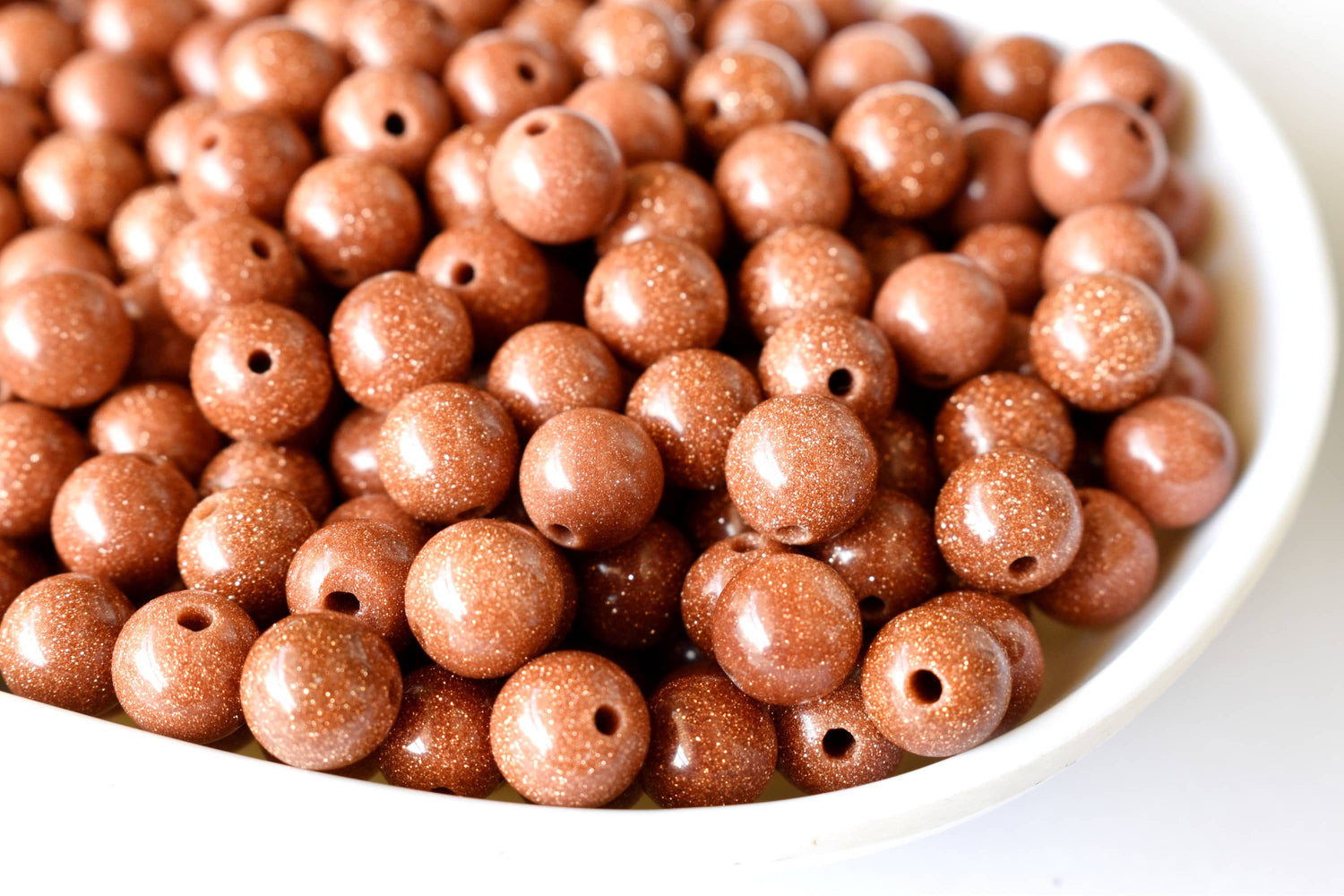 Red Sandstone Beads, Natural Round Crystal Beads 4mm to 16mm  DestGlow