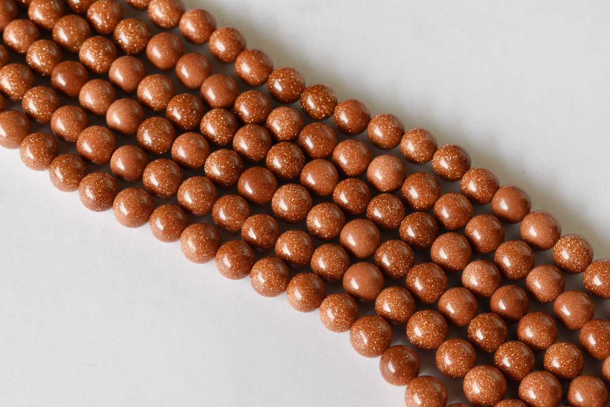 Red Sandstone Beads, Natural Round Crystal Beads 4mm to 16mm  DestGlow