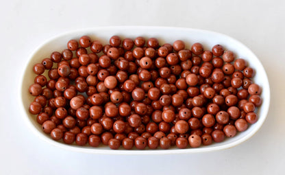 Red Jasper Beads, Natural Round Crystal Beads 4mm to 12mm  DestGlow