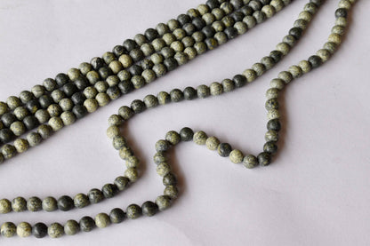 Seraphinite Beads, Natural Round Crystal Beads 4mm to 10mm  DestGlow