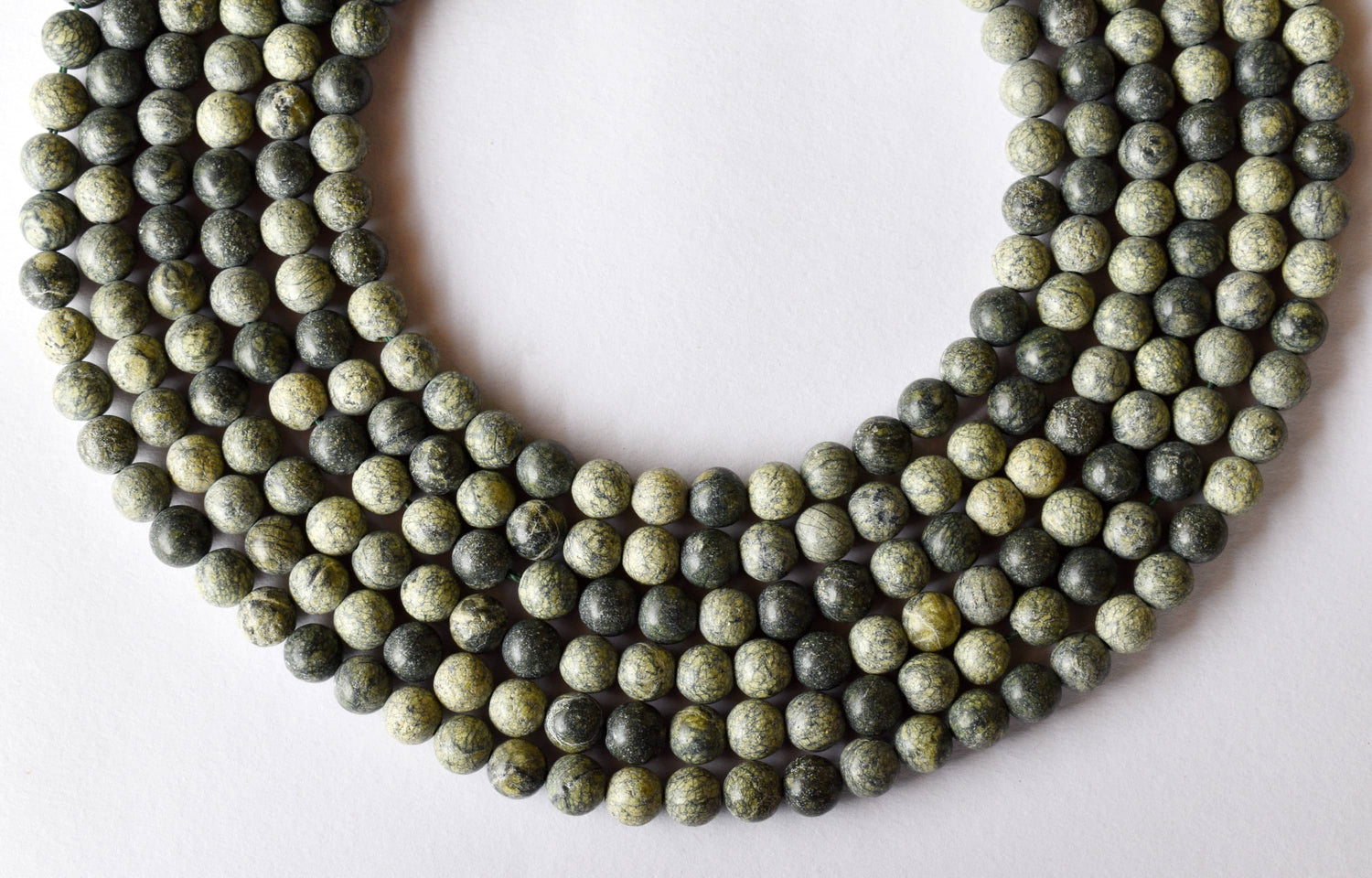 Seraphinite Beads, Natural Round Crystal Beads 4mm to 10mm  DestGlow